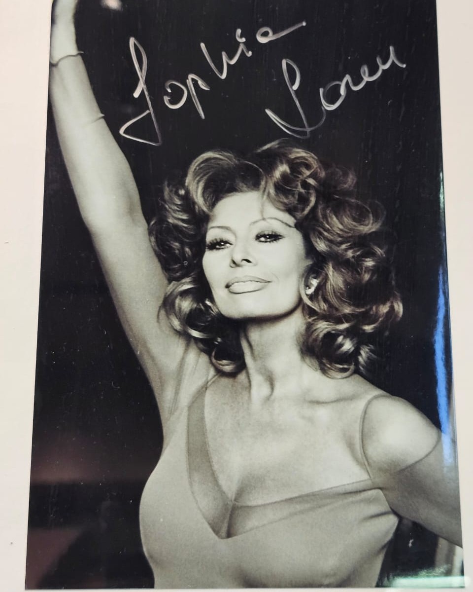 Sophia Loren and Wine Diamond
