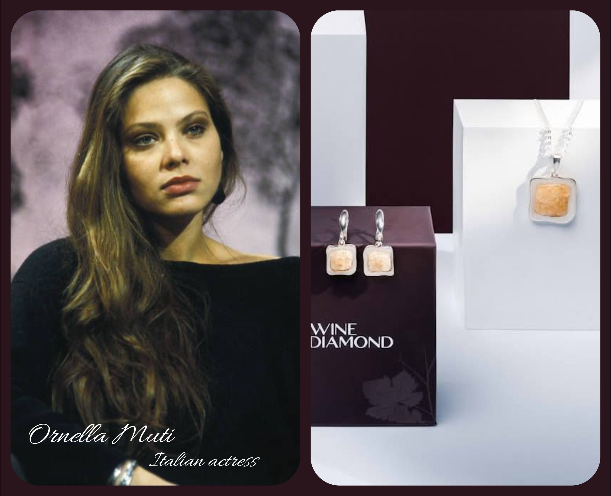 Ornella Muti and Wine Diamond
