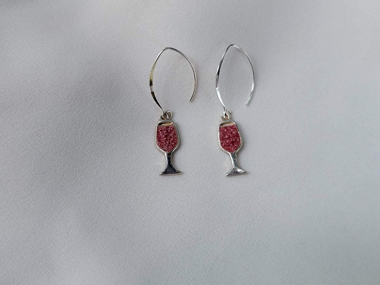 earrings "Wine glasses"