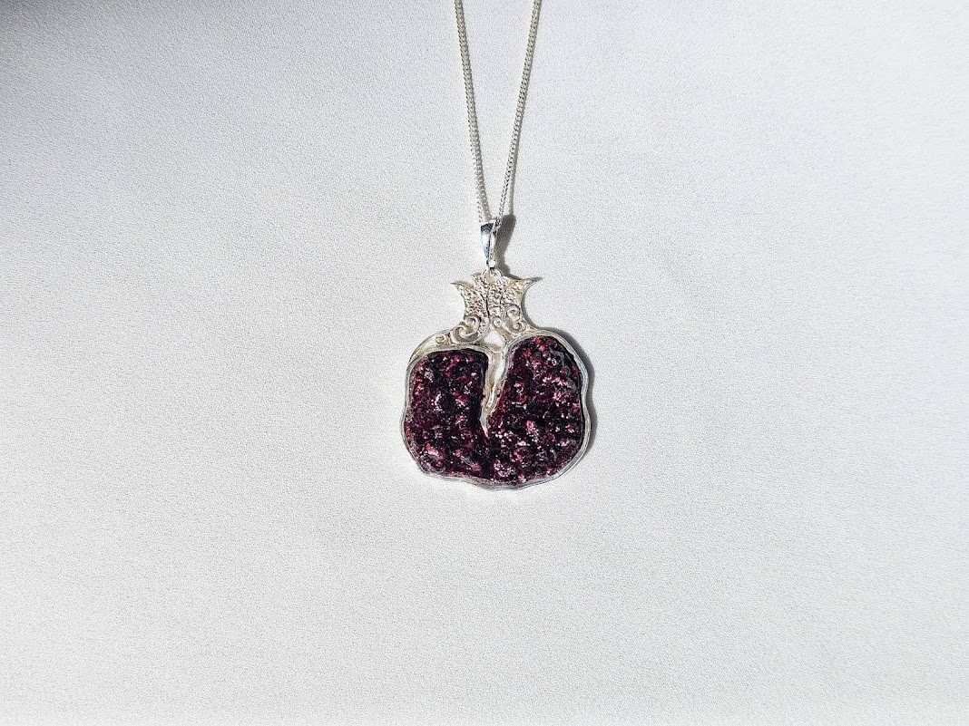 Necklace "Pomegranate"