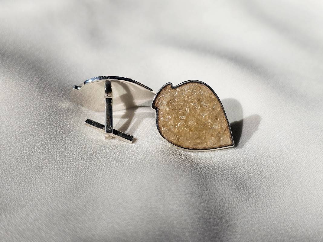 The author's cufflinks "Kvevri"