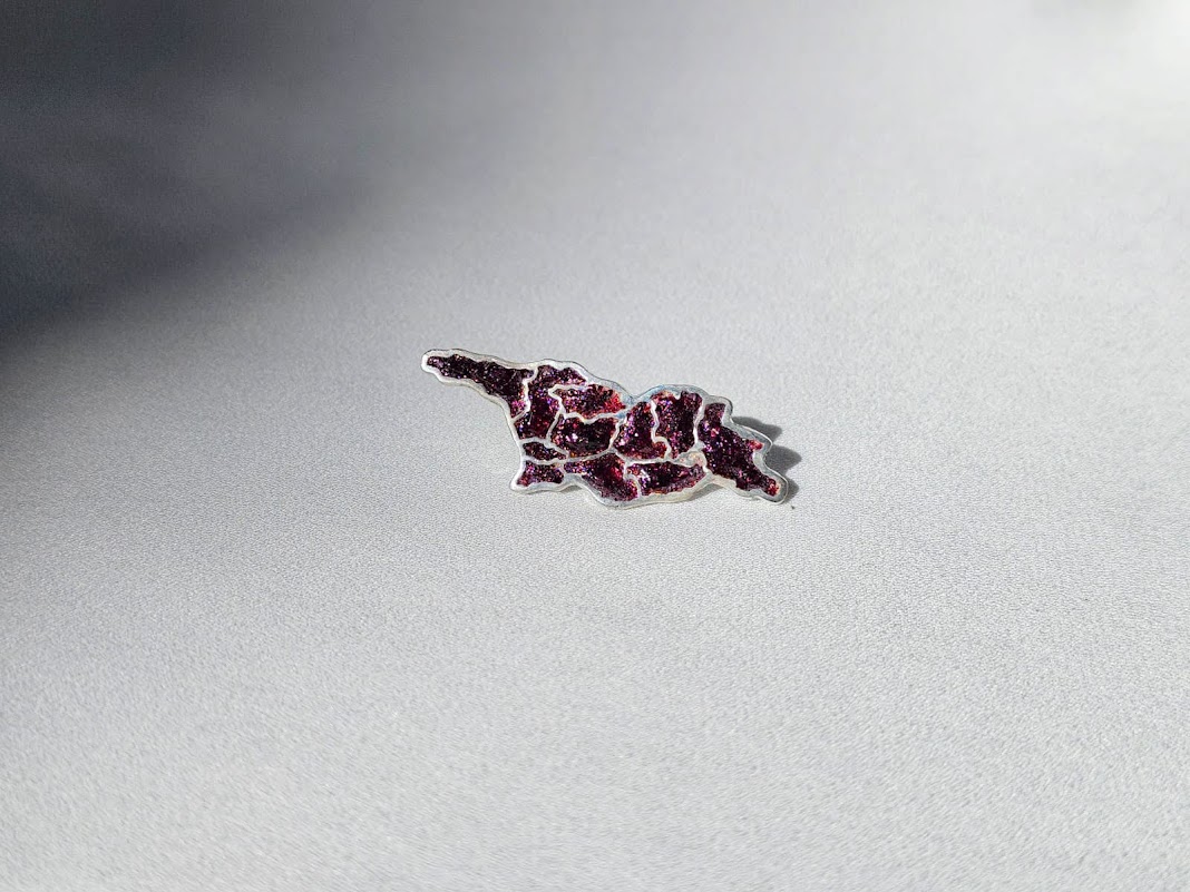 Brooch "Georgian regions"