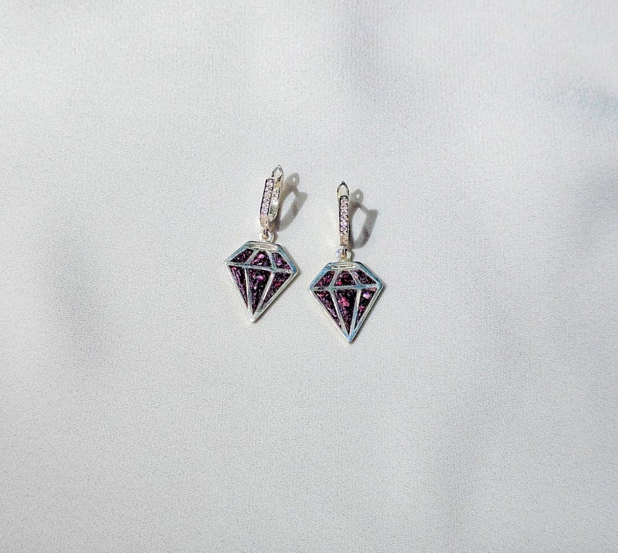 Earring "Qvevri Diamond"