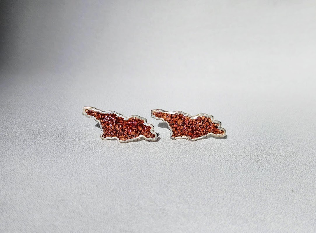 The author's cufflinks "Georgia"