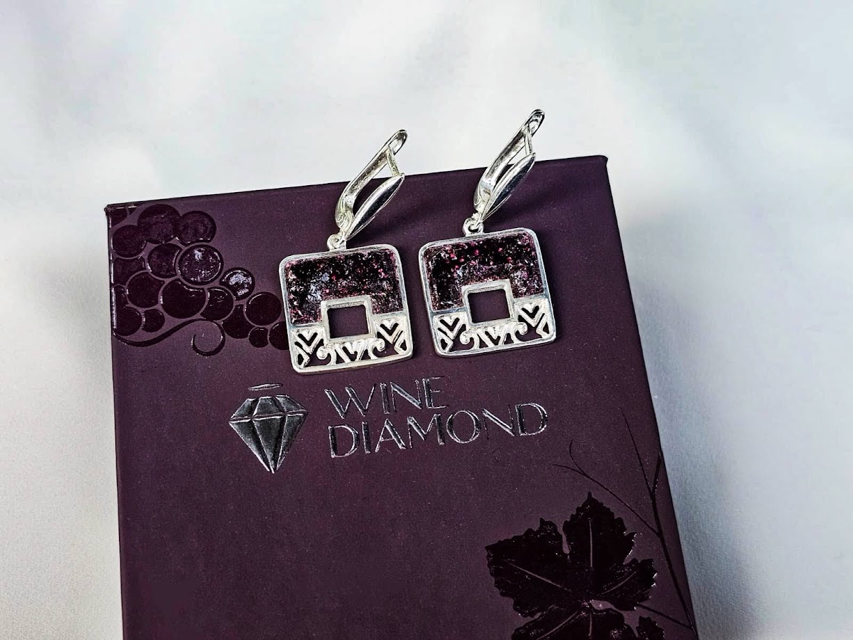 Earring "Tbilisi balcony"