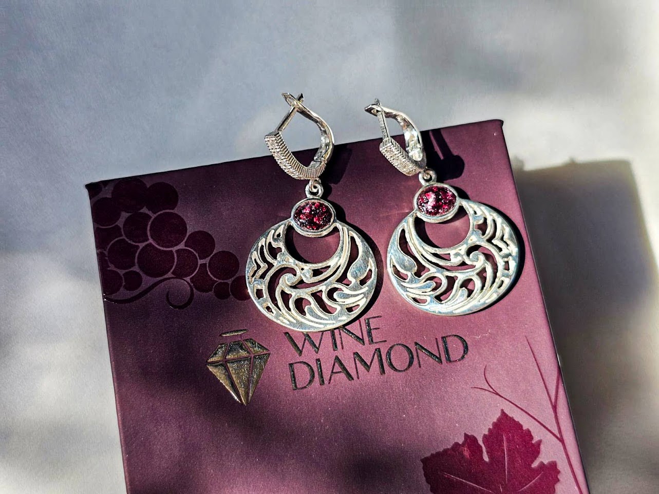 Earring "Carving"