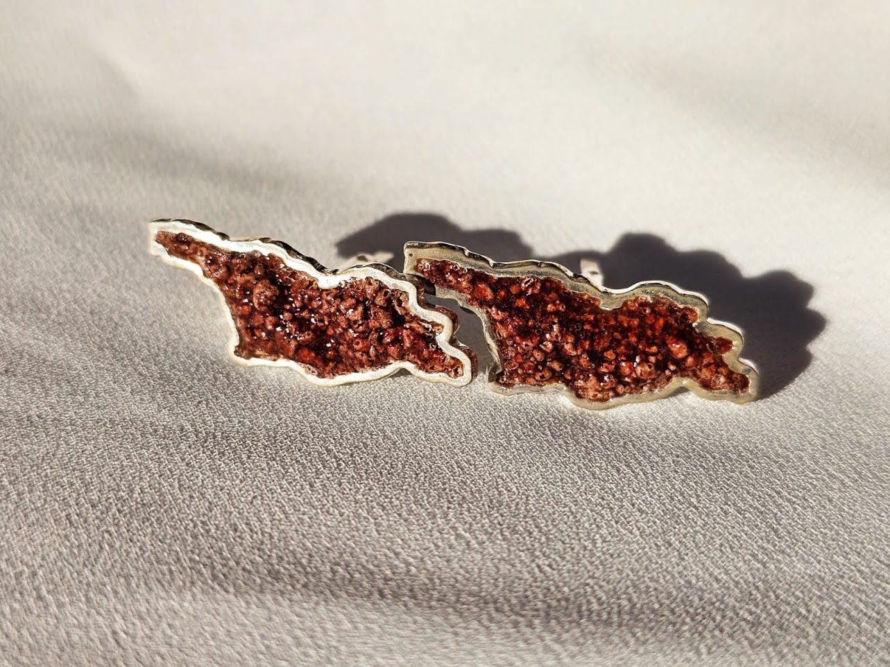 The author's cufflinks "Georgia"