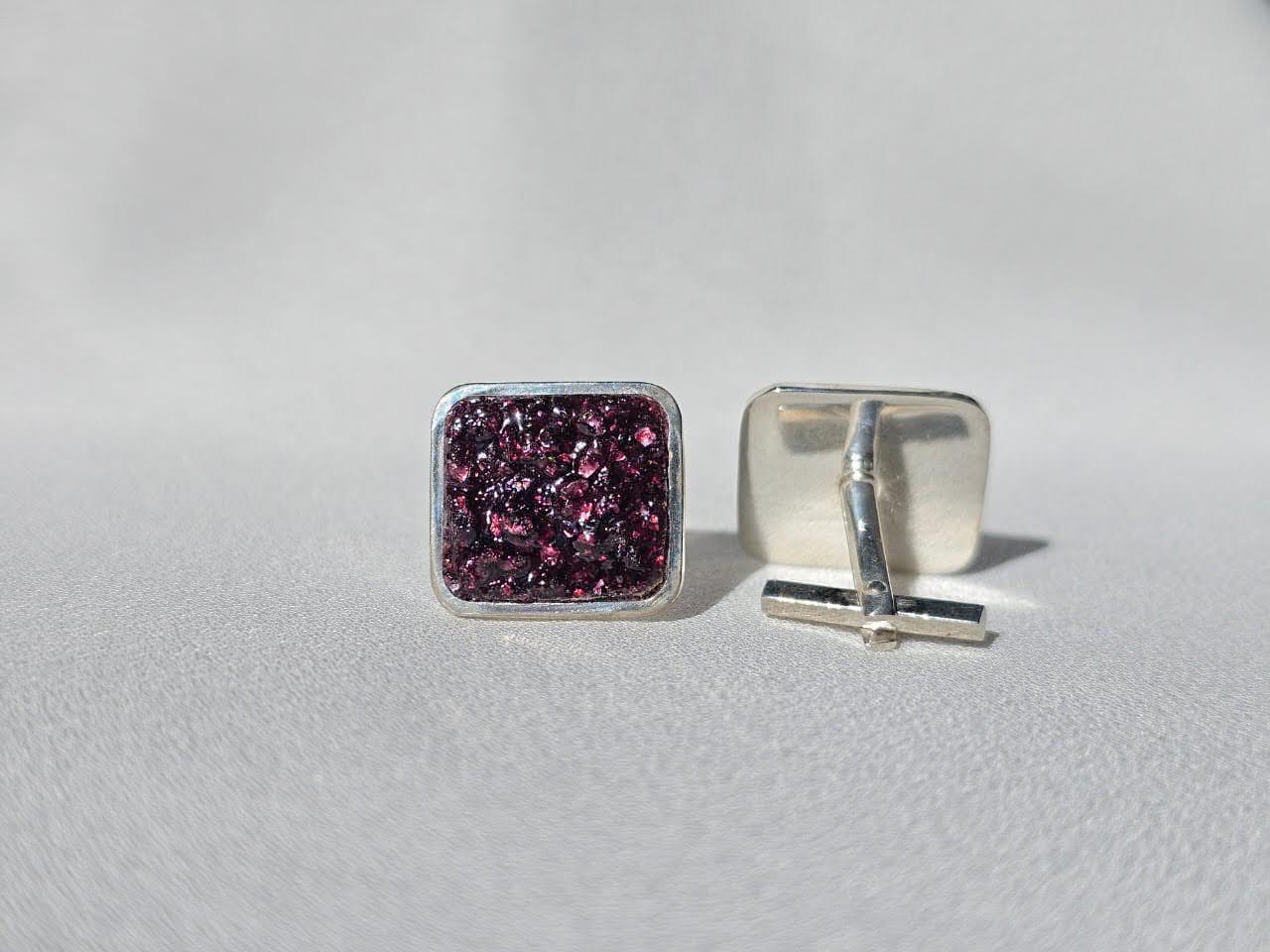 The author's cufflinks