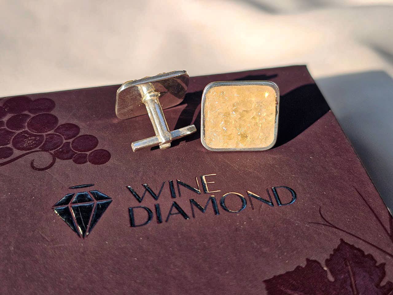 The author's cufflinks