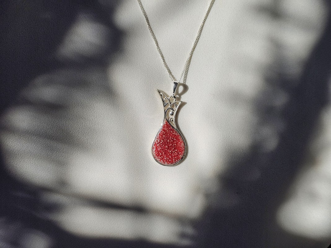Necklace "Pomegranate"
