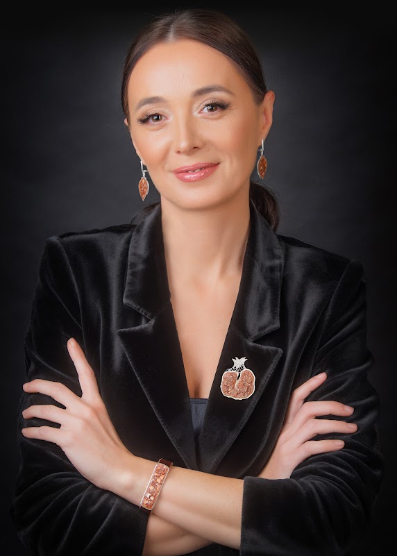 Earring "Kvevri" (Rkatsiteli)