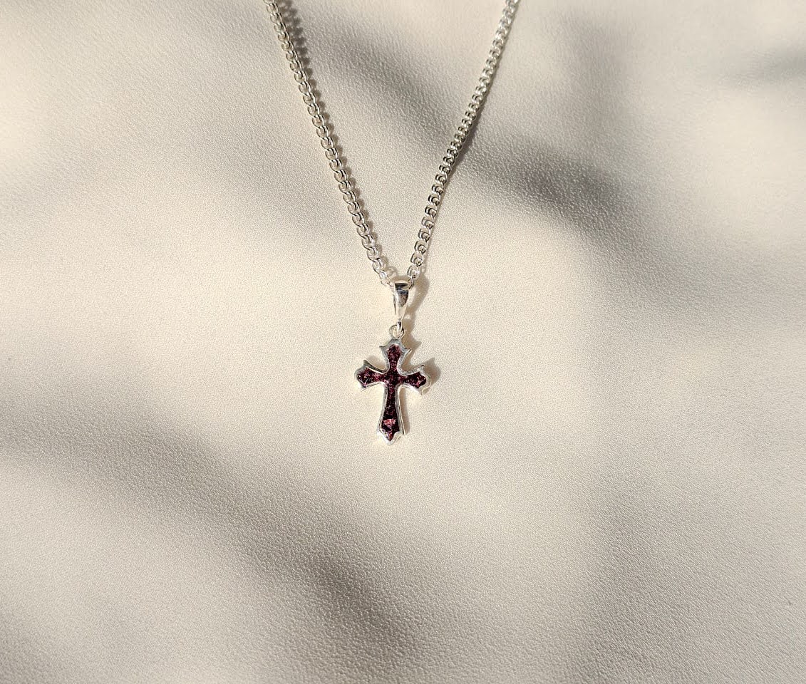 Necklace "miniature cross"