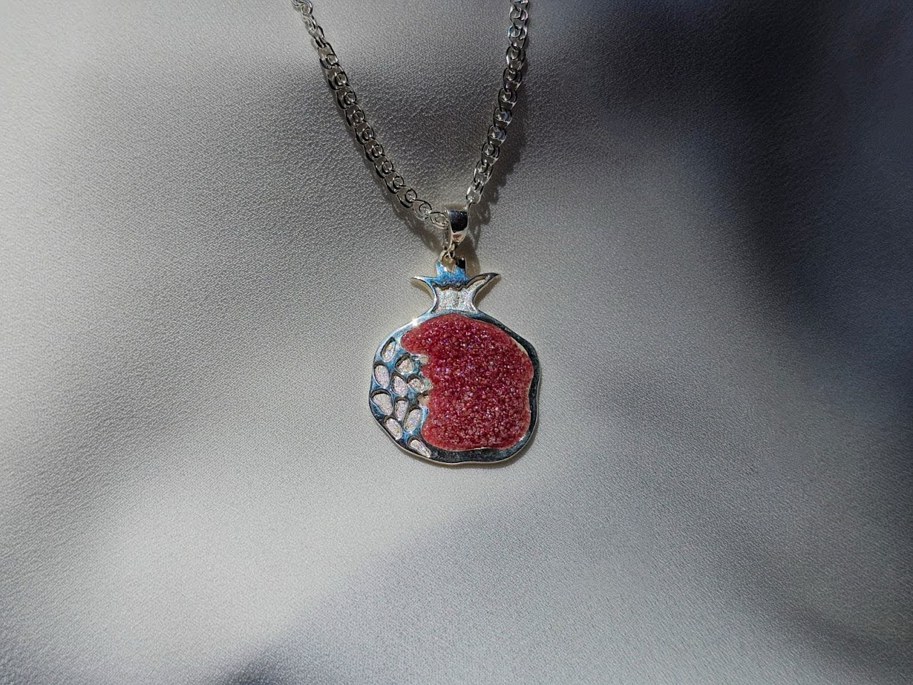 Necklace "Pomegranate"