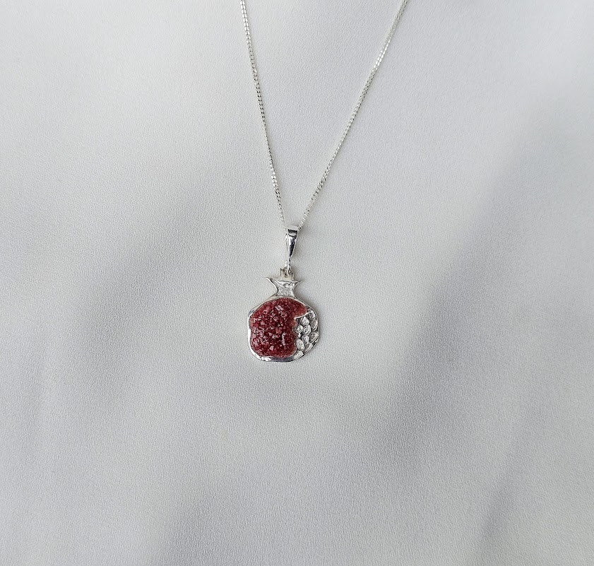 Necklace "Pomegranate"