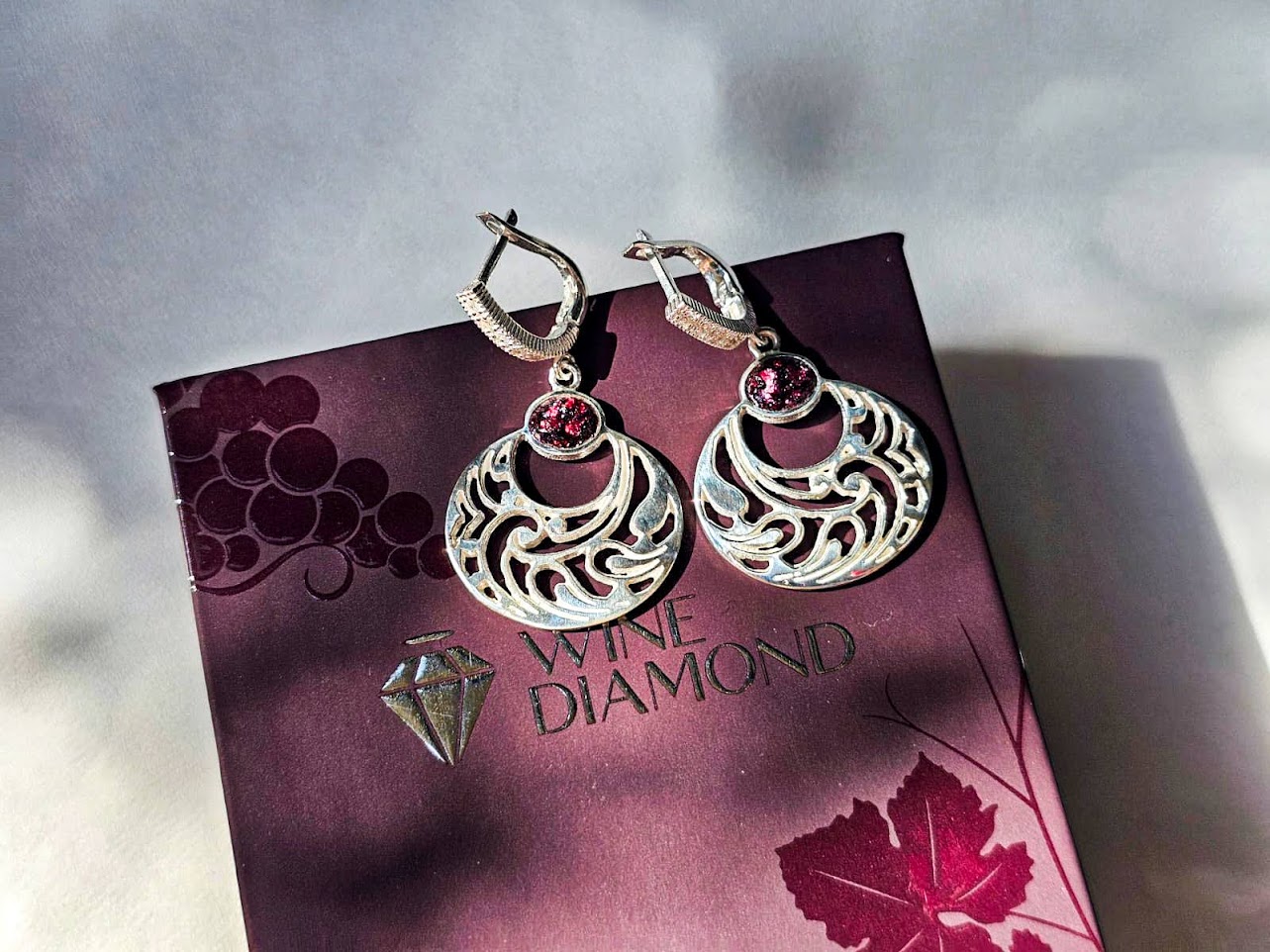 Earring "Carving"