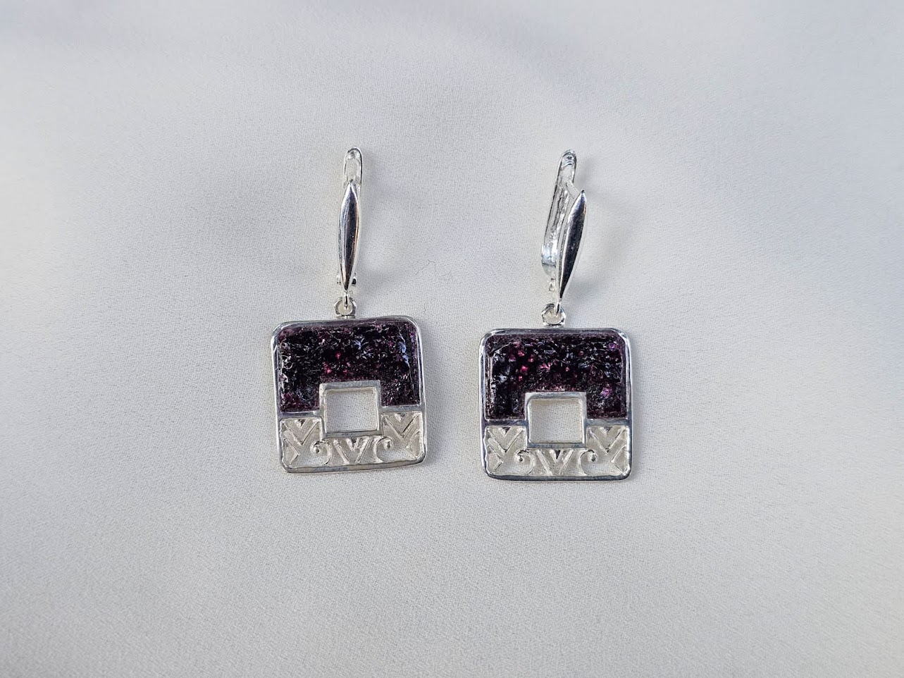 Earring "Tbilisi balcony"