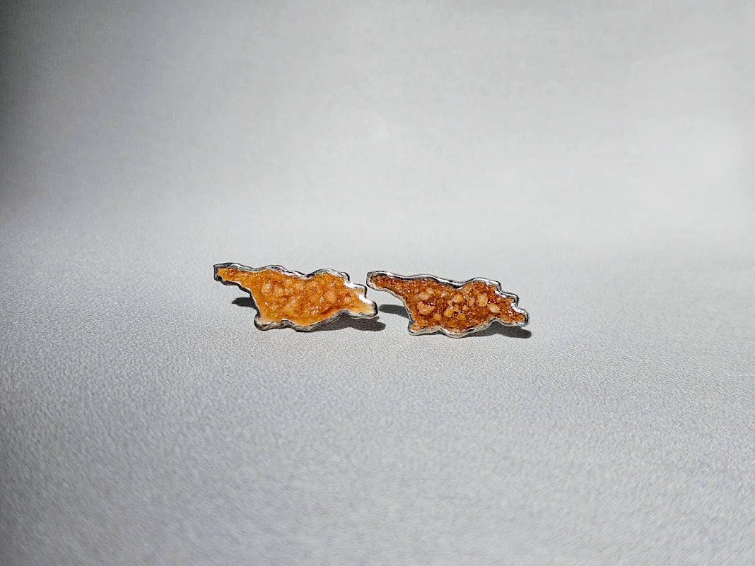 The author's cufflinks "Georgia"