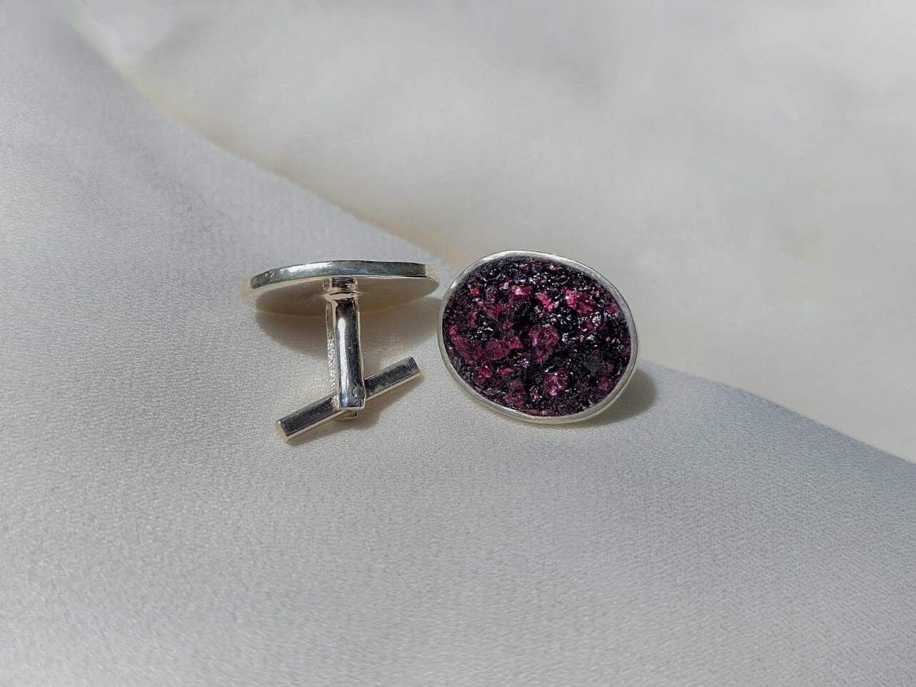 The author's cufflinks