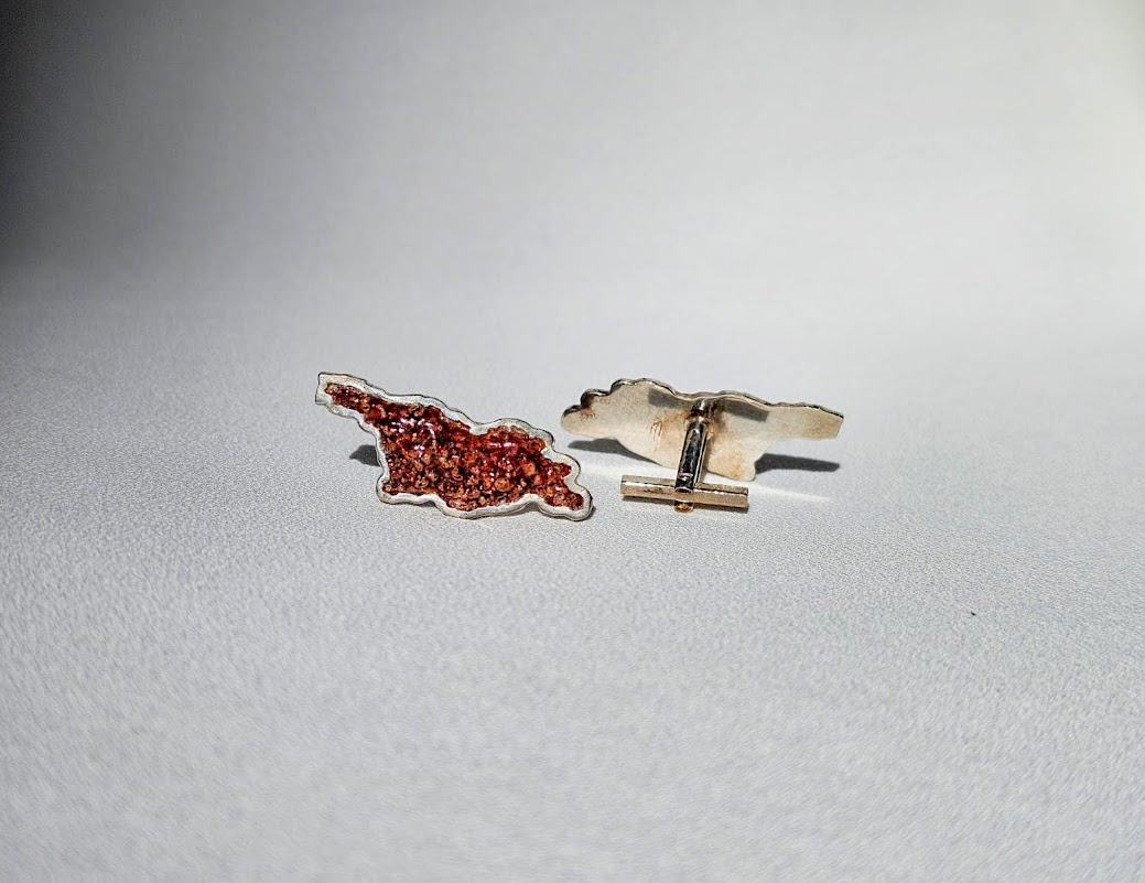 The author's cufflinks "Georgia"