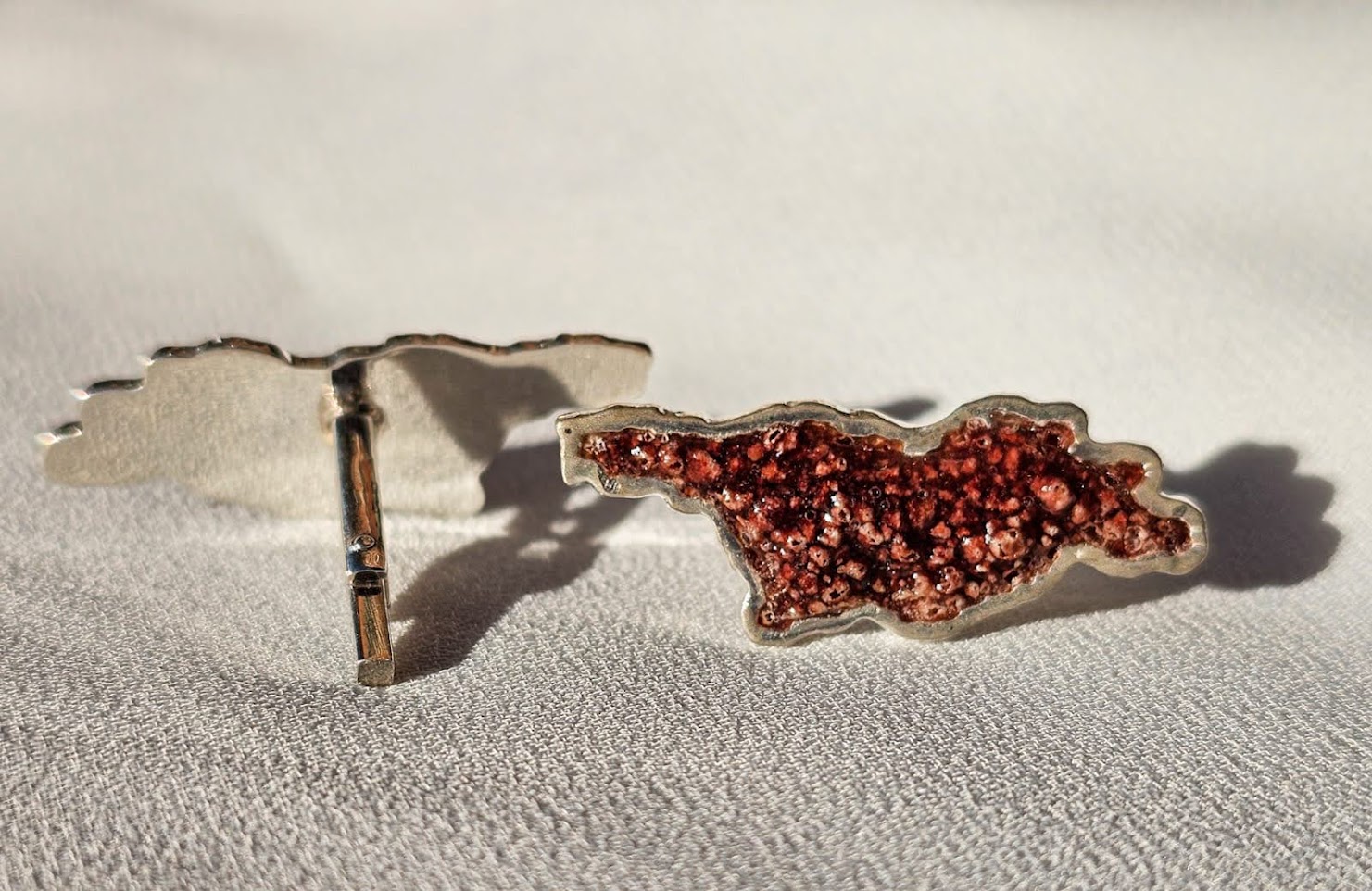 The author's cufflinks "Georgia"