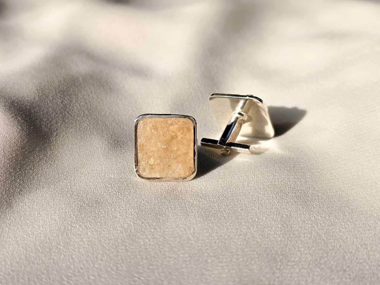 The author's cufflinks